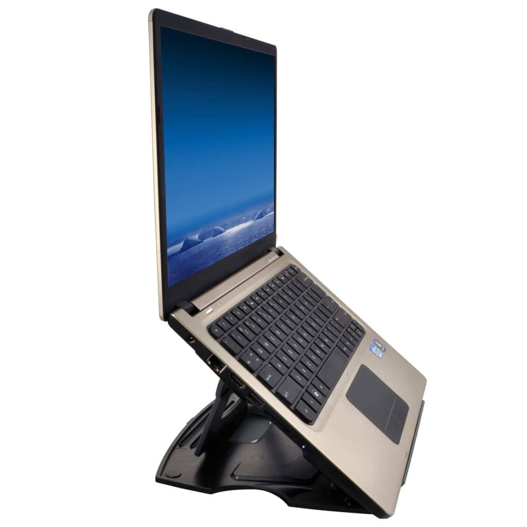 Supporto Da Tavolo Per Laptop 28,5x21x1 Cm Nero DESQ 13 width=274