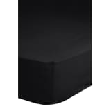 Descanso Hoeslaken dubbelzijdig jersey 140x200 cm zwart 0215.04.44
