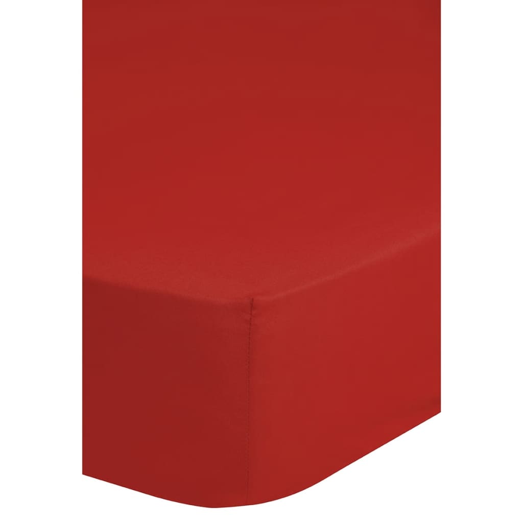VidaXL - Emotion Hoeslaken jersey 90/100x220 cm rood 0200.80.43