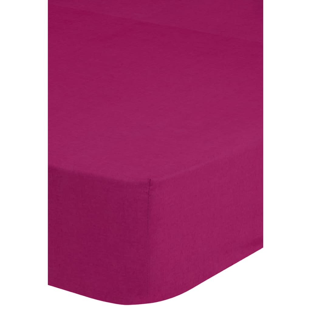 VidaXL - Emotion Hoeslaken jersey 90/100x220 cm roze 0200.72.43