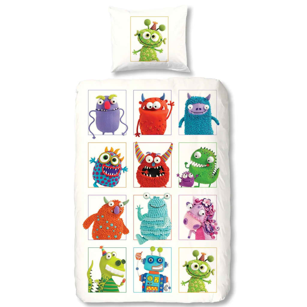 

Good Morning Dekbedovertrek 5048-P MONSTERS 135x200 cm meerkleurig