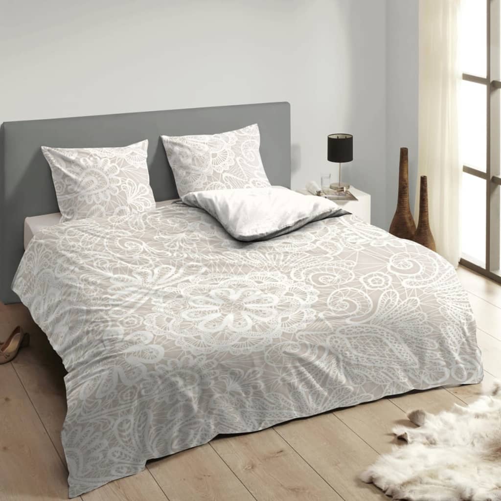 

Descanso Dekbedovertrek 9301-K 200x200/220 cm ecru