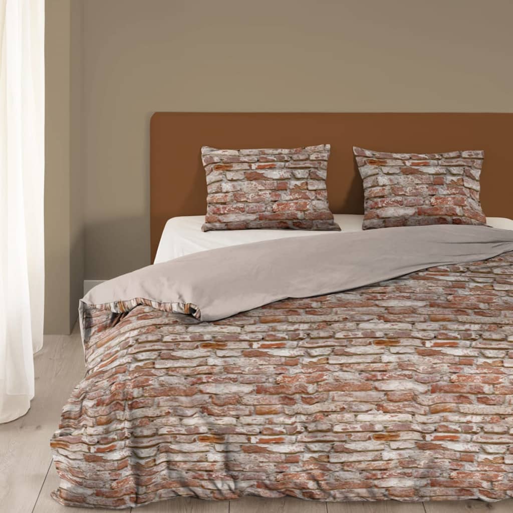 

Good Morning Dekbedovertrek 5276-A BRICK 140x200/220 cm meerkleurig