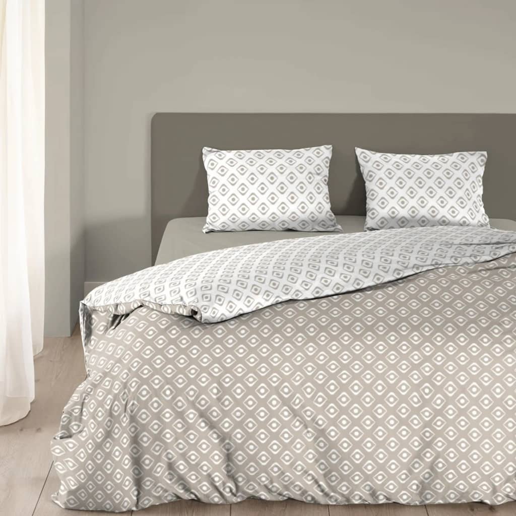 

Good Morning Dekbedovertrek 5286-A PATTERN 240x200/220 cm zandkleurig