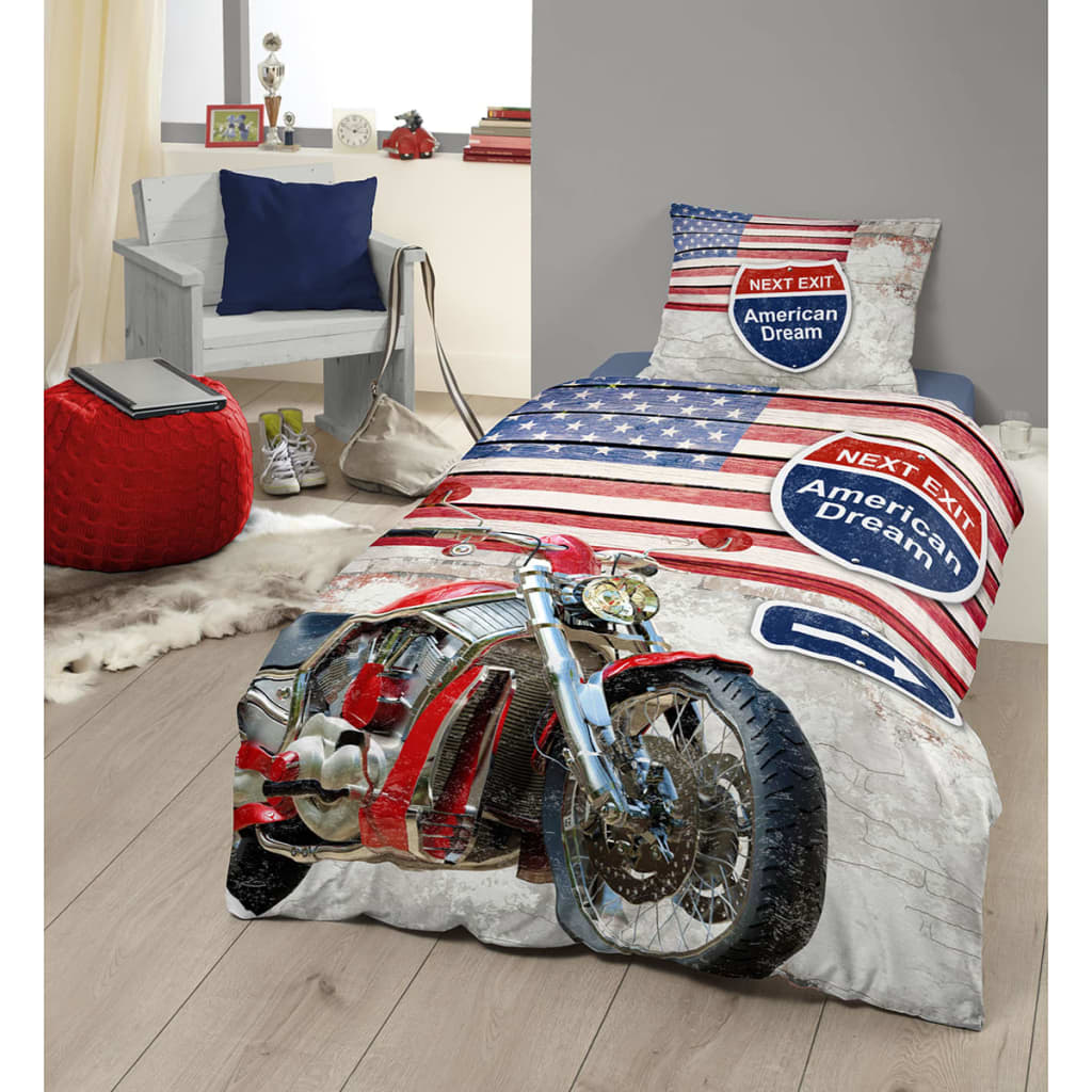 

Good Morning Dekbedovertrek 5315-P AMERICAN 135x200 cm meerkleurig