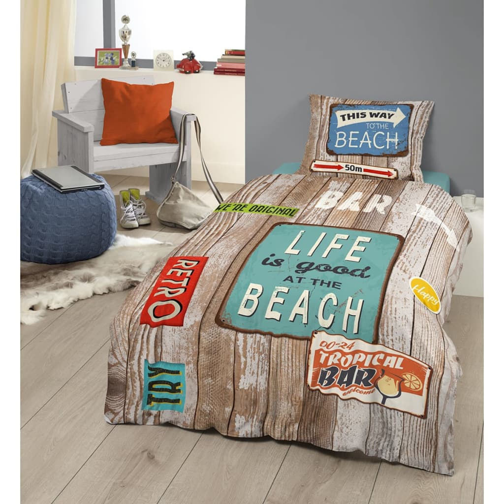 

Good Morning Dekbedovertrek 5248-P BEACH 140x200/220 cm meerkleurig