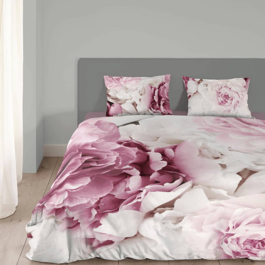 

Good Morning Dekbedovertrek 5028-P Peonies 155x200 cm roze
