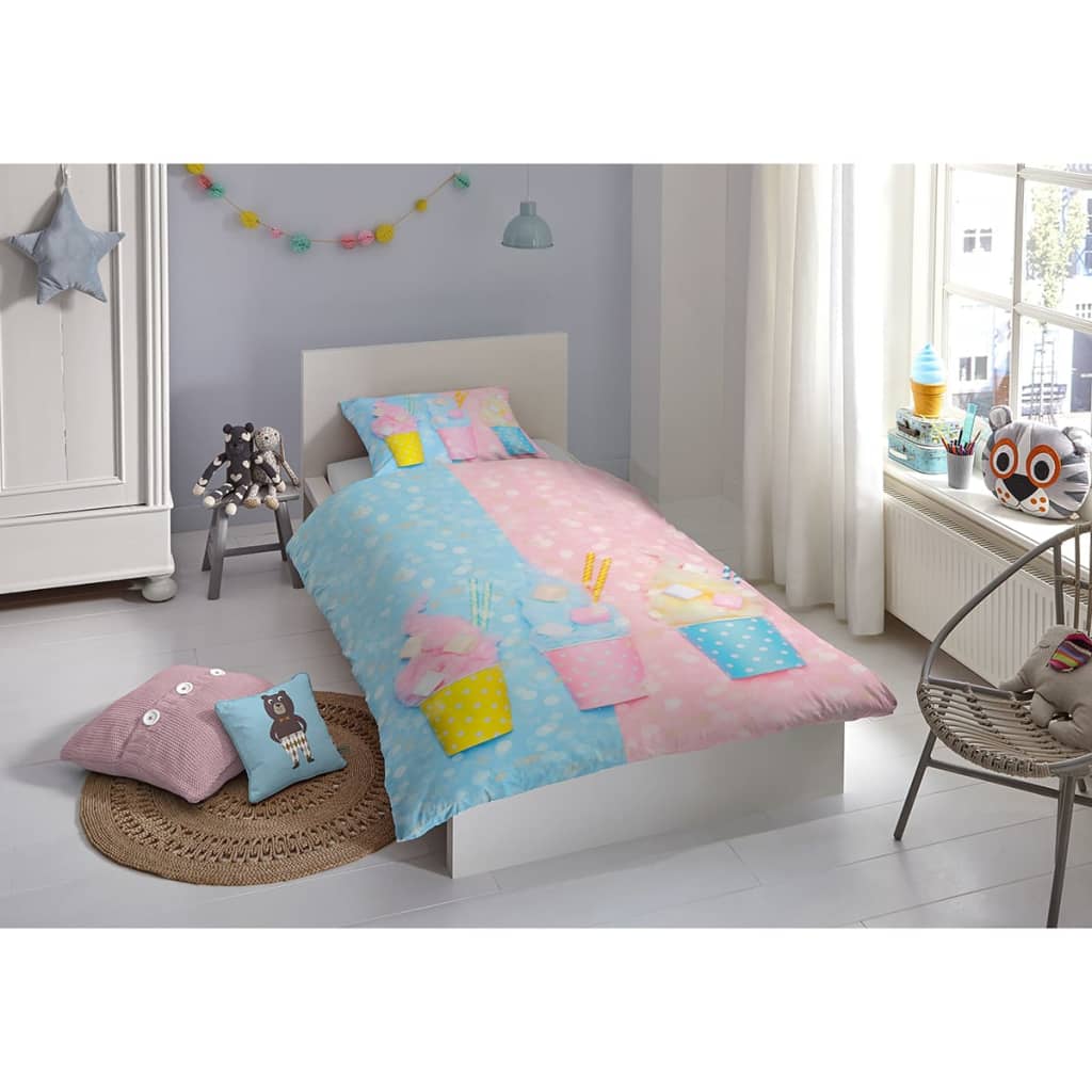 

Good Morning Dekbedovertrek 5098-P SWEET CANDY 140x200/220 cm meerkleurig