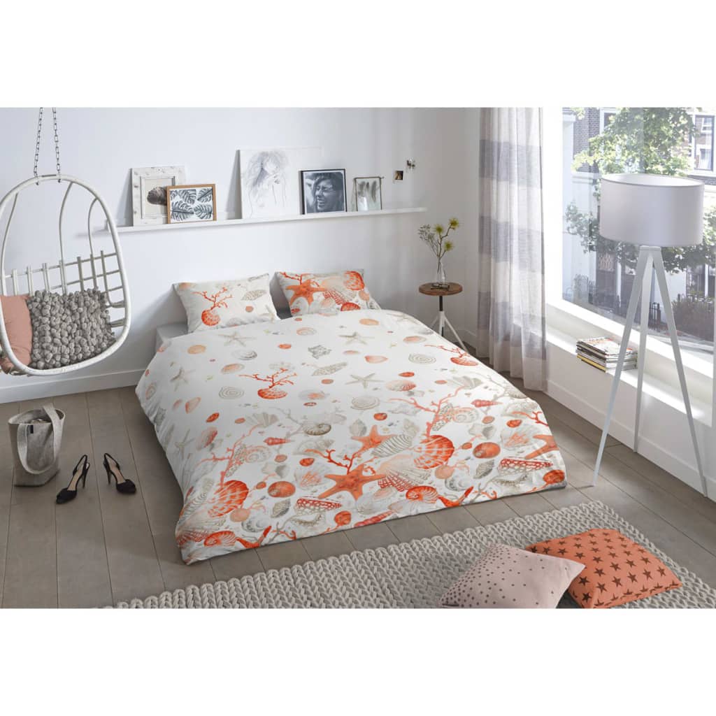 

Good Morning Dekbedovertrek 5656-A Shells meerkleurig 200x200/220 cm