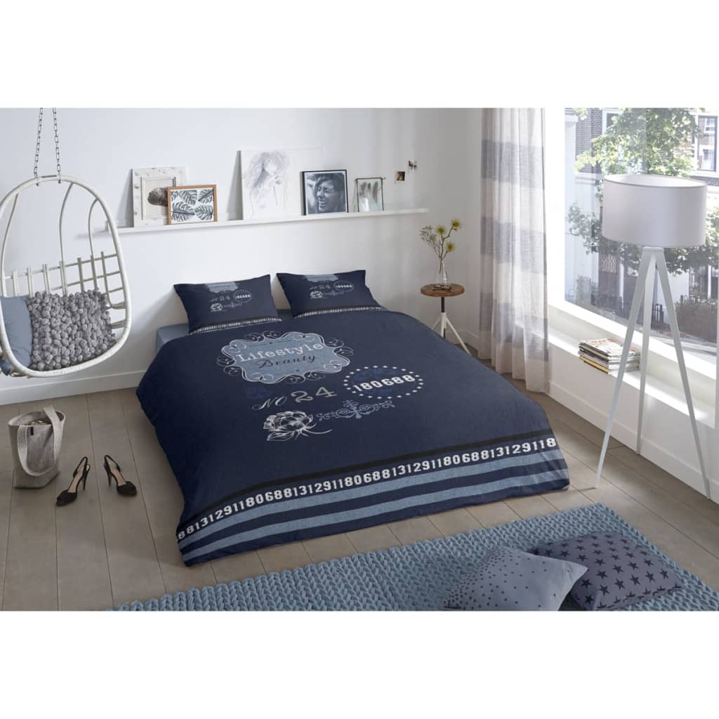 VidaXL - Good Morning Dekbedovertrek 5719-P Lifestyle 240x200/220 cm blauw