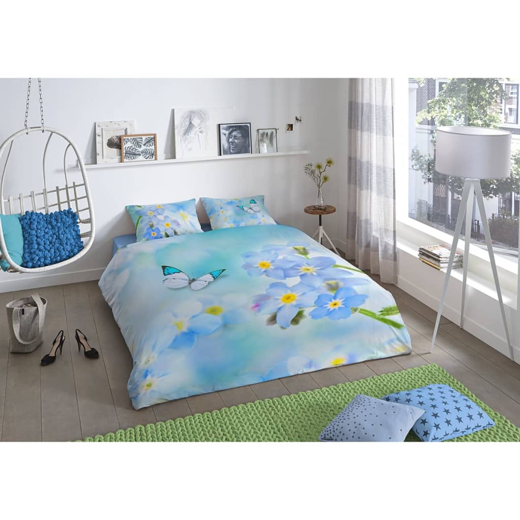 

Good Morning Dekbedovertrek 5770-P SYMPATHY240x200/220 cm blauw