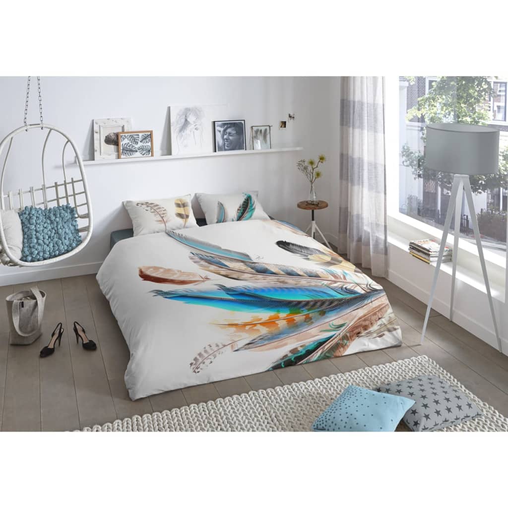 

Good Morning Dekbedovertrek 5452-P FEATHER 155x220 cm meerkleurig