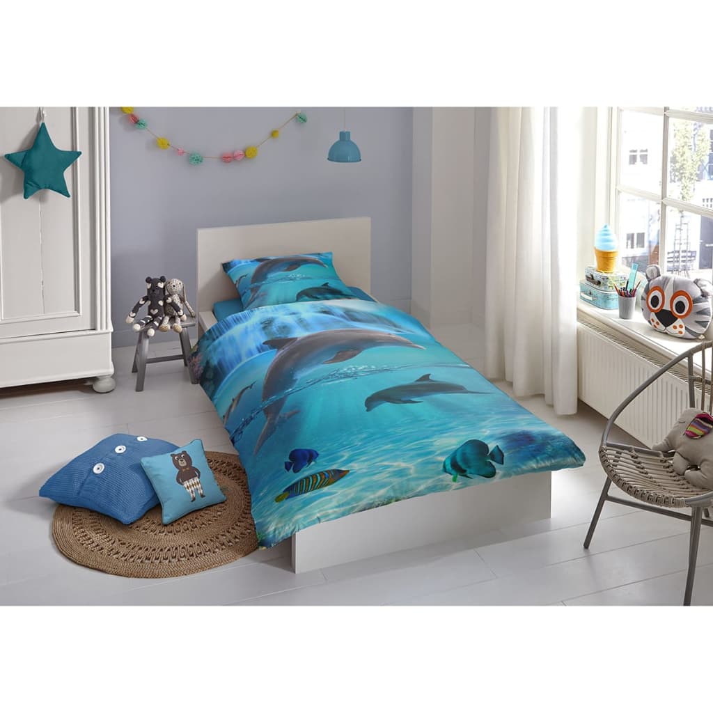 

Good Morning Dekbedovertrek 5686-P WILL 135x200 cm blauw