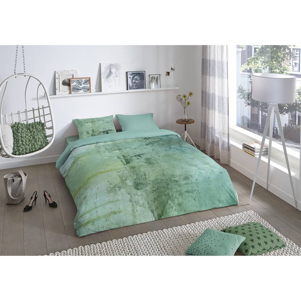 

Good Morning Dekbedovertrek 5766-P EXPO 200x200/220 cm groen