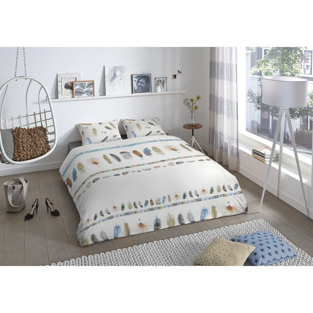 

Good Morning Dekbedovertrek 5837-A BOHO 140x200/220 cm wit