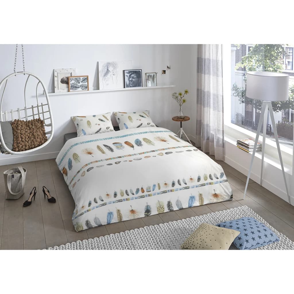 

Good Morning Dekbedovertrek 5837-A BOHO 200x200/220 cm wit