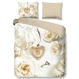 Pure Dekbedovertrek 6044-M Love 240x200/220 cm crème