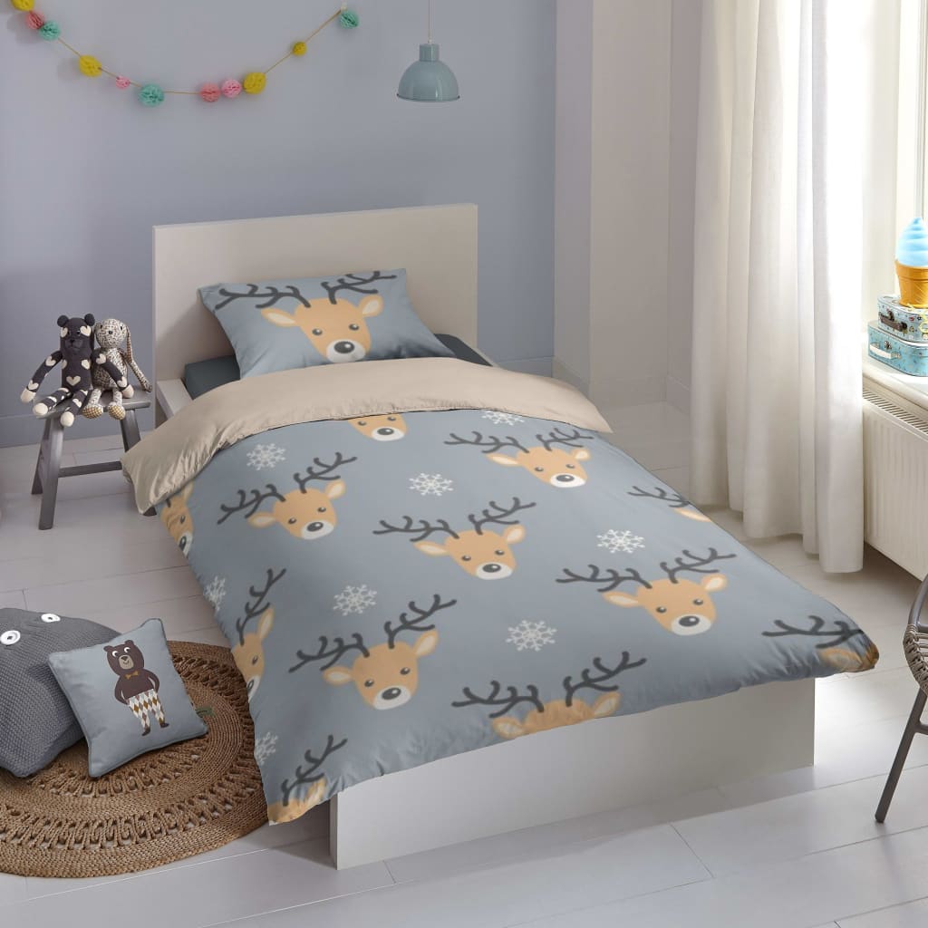 

Good Morning Kinderdekbedovertrek RUDOLF 135x200 cm flanel
