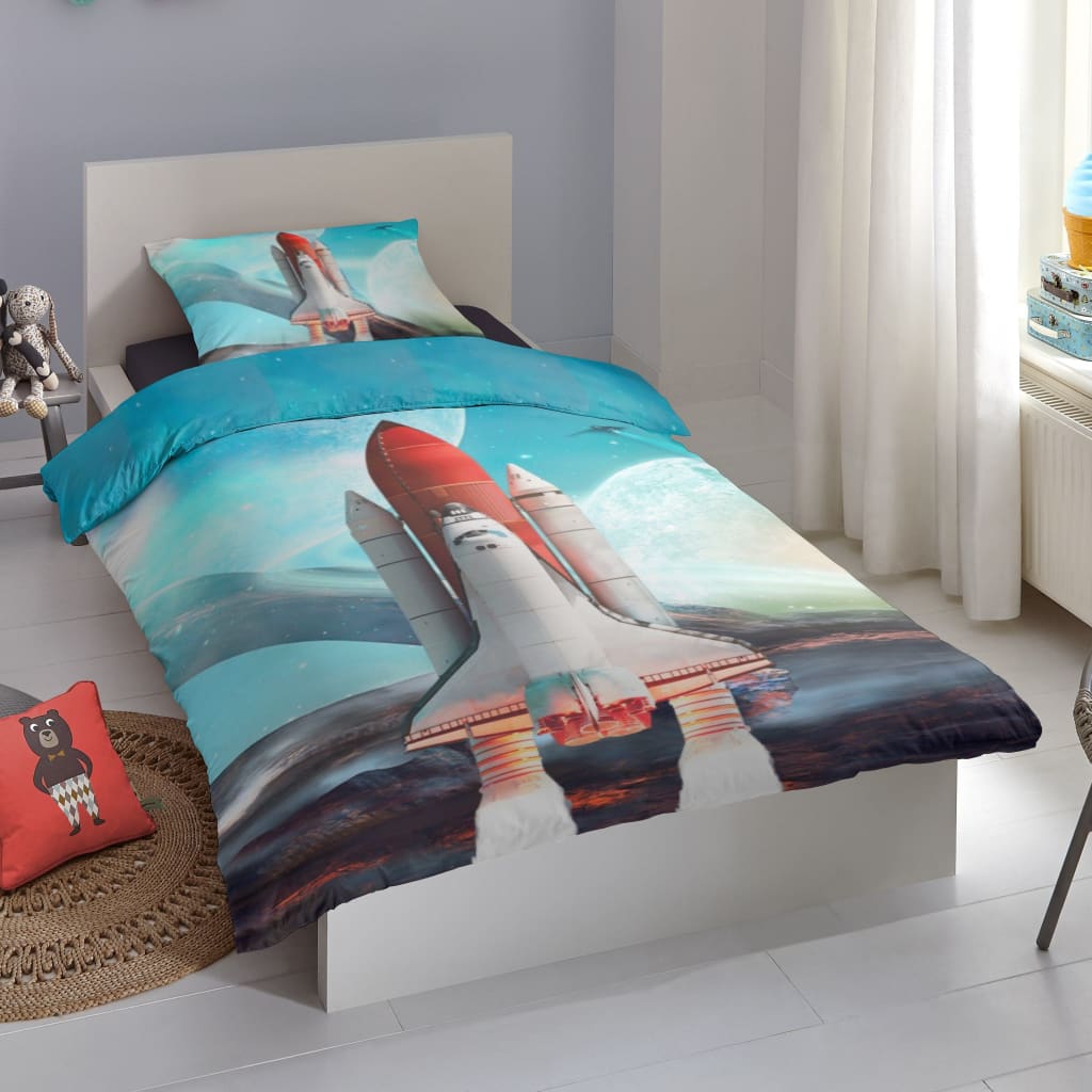 

Good Morning Kinderdekbedovertrek Space Shuttle 135x200 cm