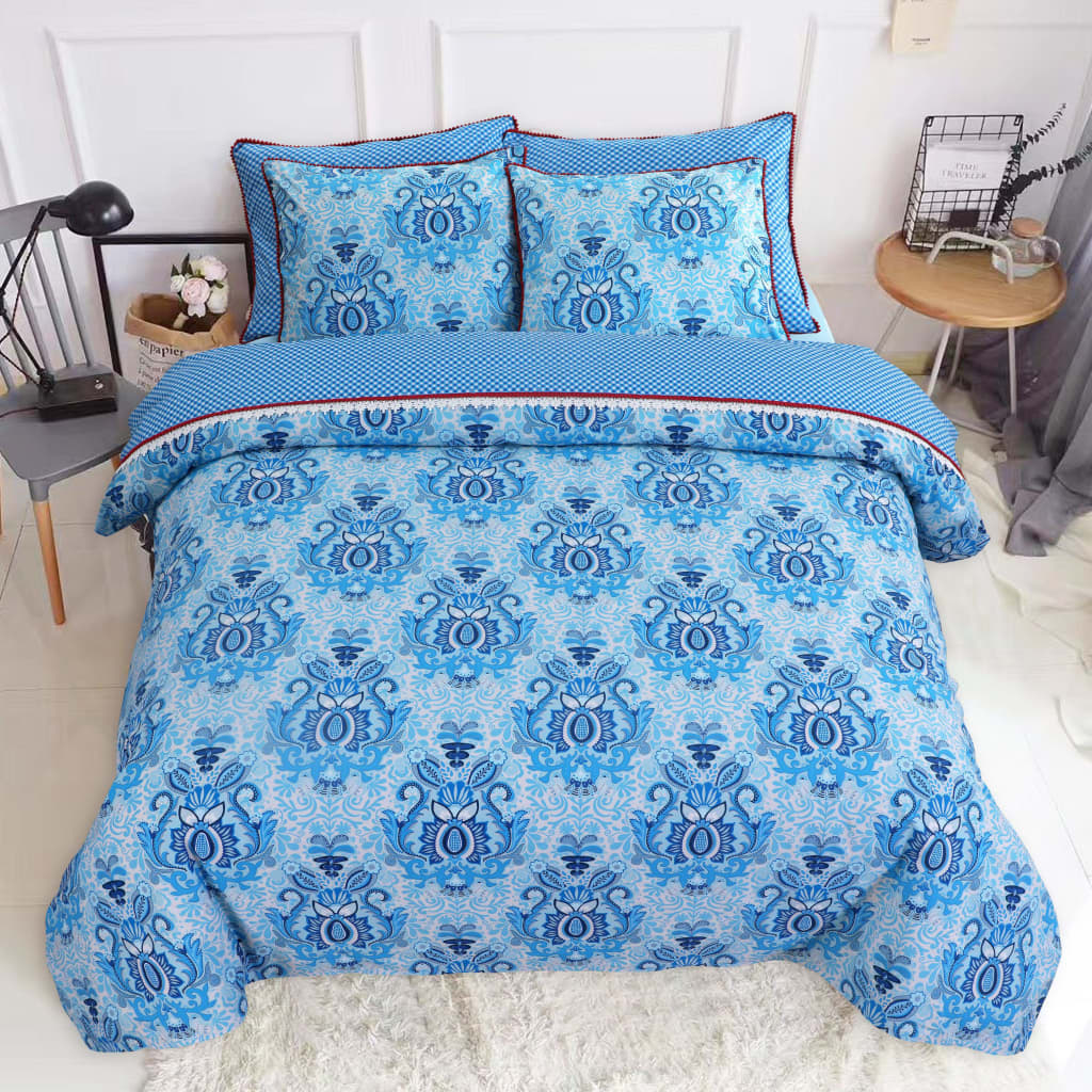 

Happiness Dekbedovertrek YOGI 135x200 cm blauw