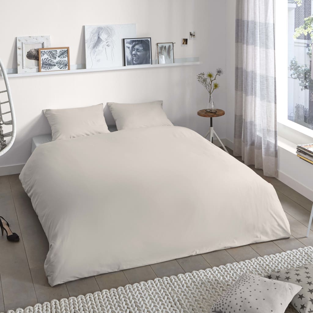 

Good Morning Dekbedovertrek Uni 140x200/220 cm lichtbeige
