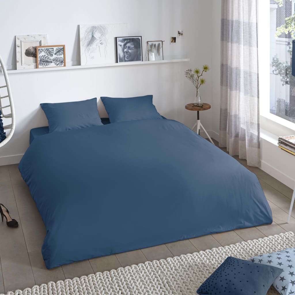 

Good Morning Dekbedovertrek Uni 140x200/220 cm denimkleurig