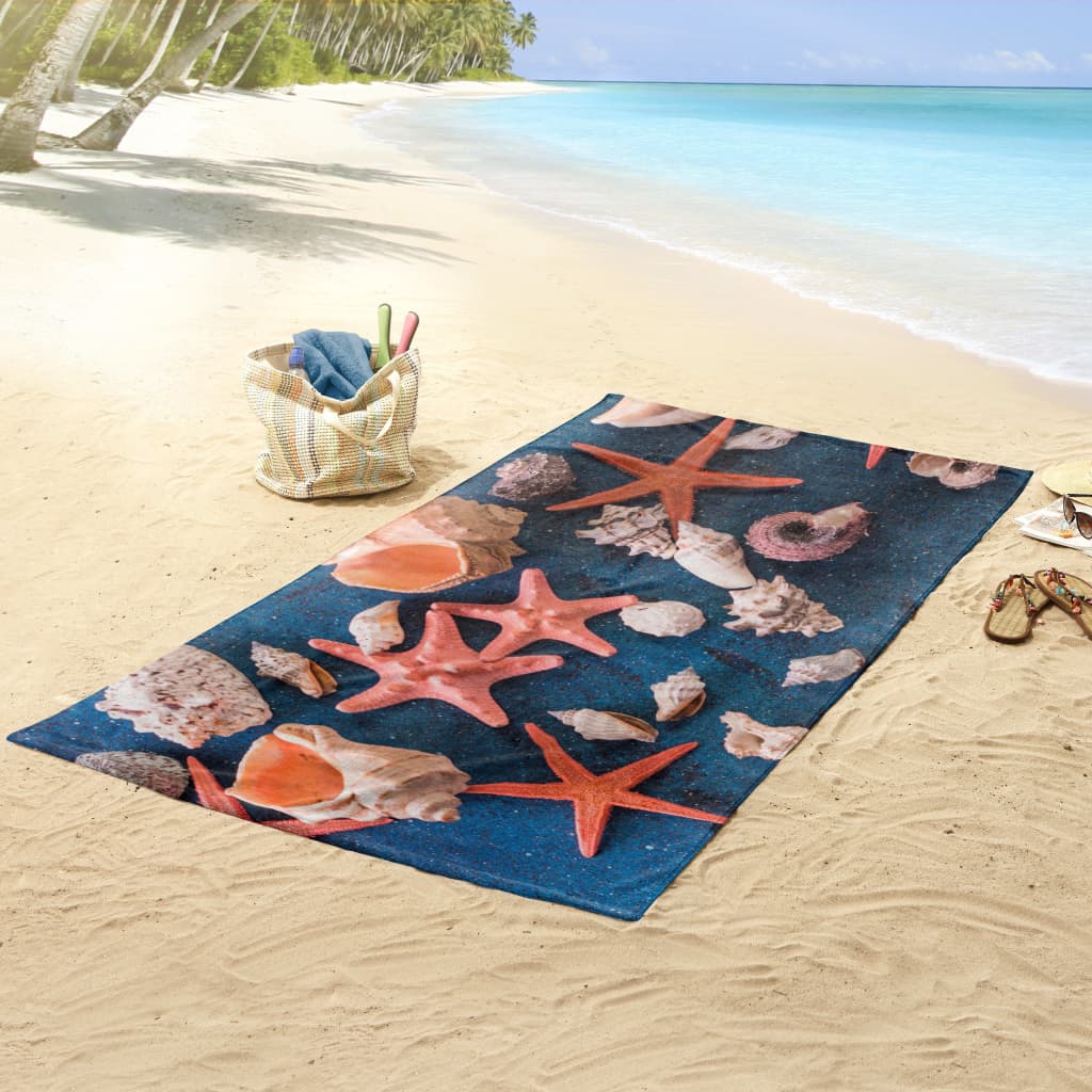 

Good Morning Strandlaken SEA STAR 100x180 cm blauw