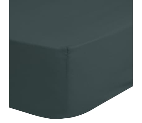 Good Morning Fitted Sheet 90x200 cm Dark Green