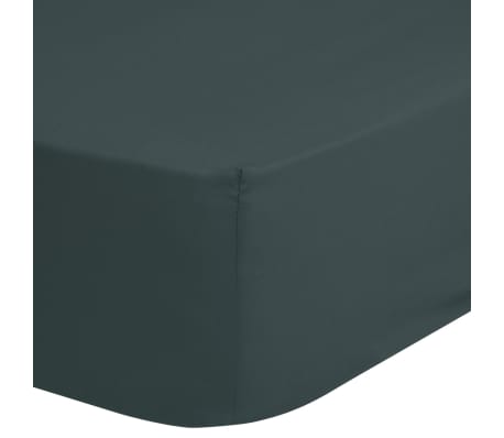 Good Morning Fitted Sheet 140x200 cm Dark Green