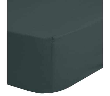 Good Morning Fitted Sheet 180x200 cm Dark Green