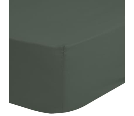 HIP Fitted Sheet 160x200 cm Dark Olive