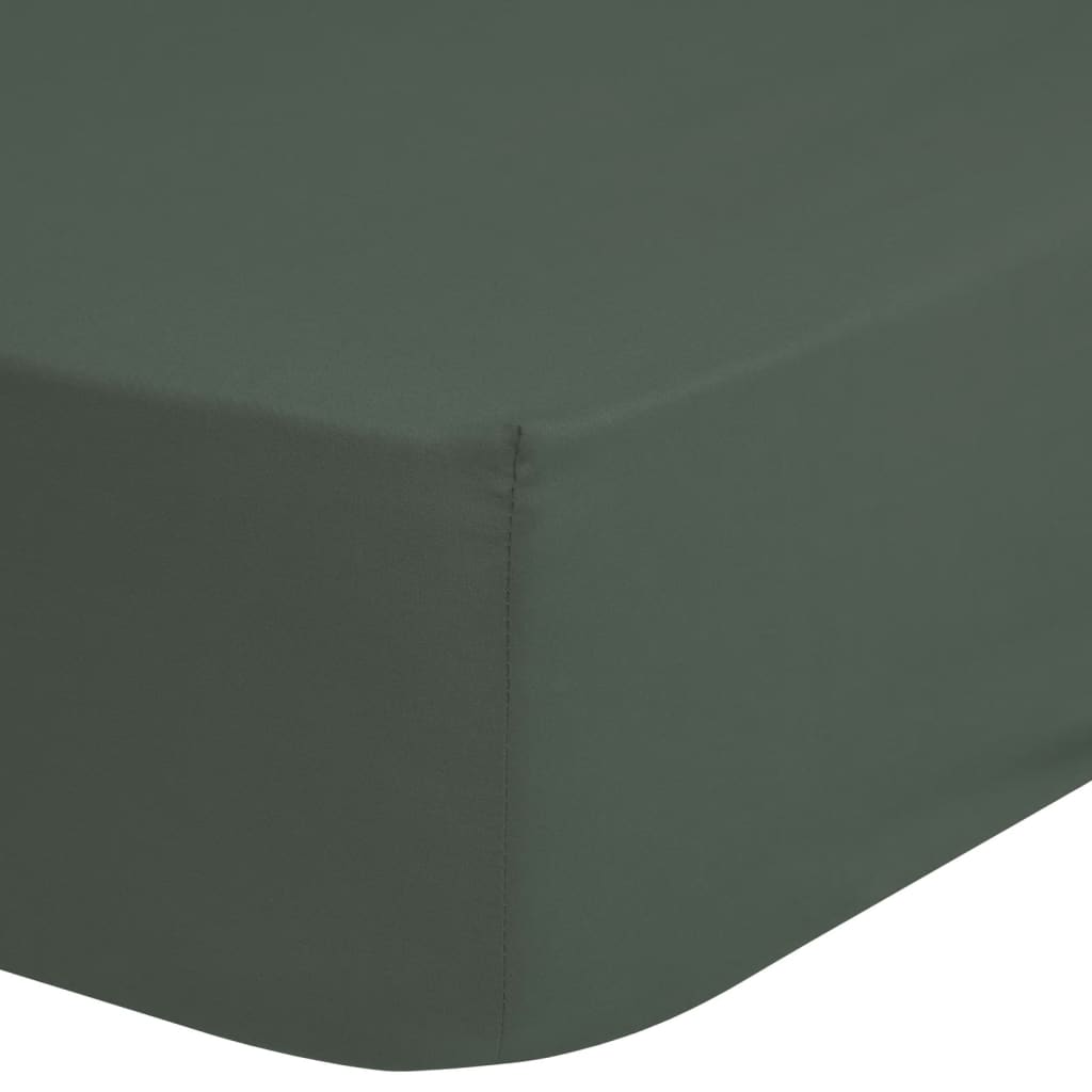 HIP Fitted Sheet 180x200 cm Dark Olive