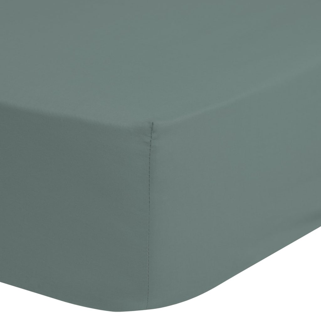 Good Morning Jersey Fitted Sheet 70x140/150 cm Misty Green