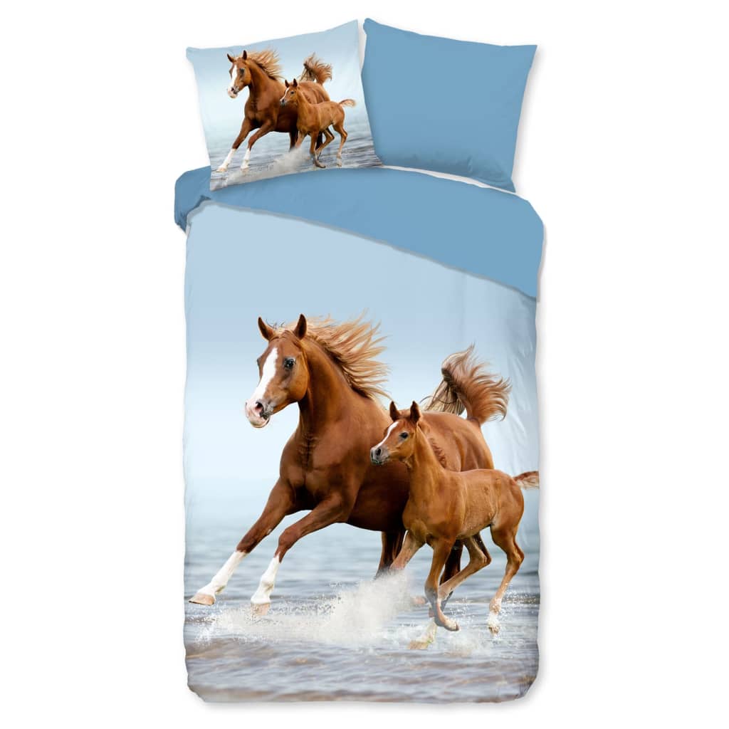 Kids Duvet Cover FREE 140x200/220 Cm Brown And Blue Good Morning 9 width=274