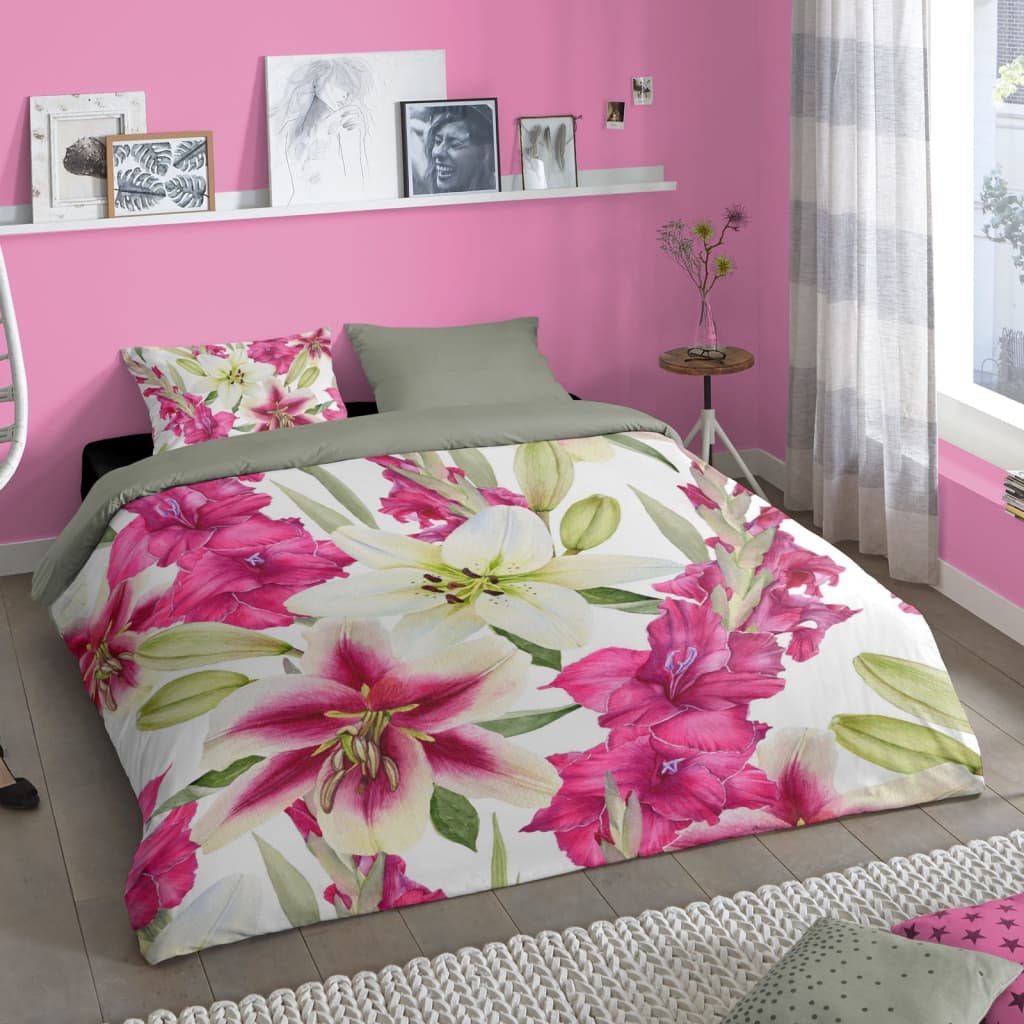 Good Morning Bettwäsche-Set Fleurie 155x 220 cm Mehrfarbig