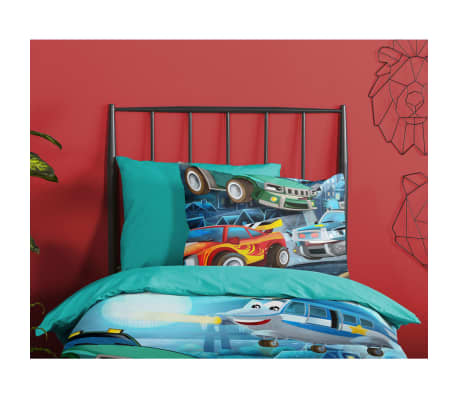 Good Morning Housse de couette pour enfants Race 140x200/220 cm