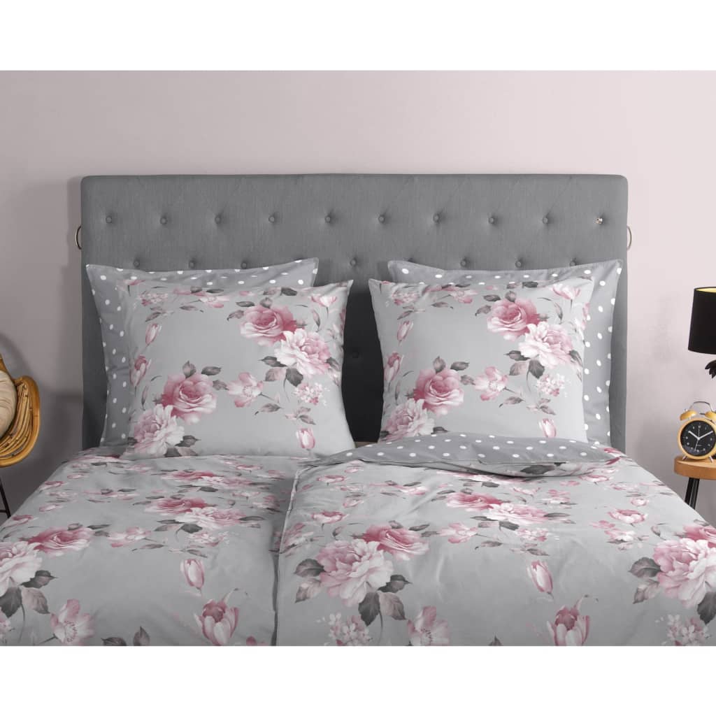 Good Morning sengetøj Belle 155x220 cm grå