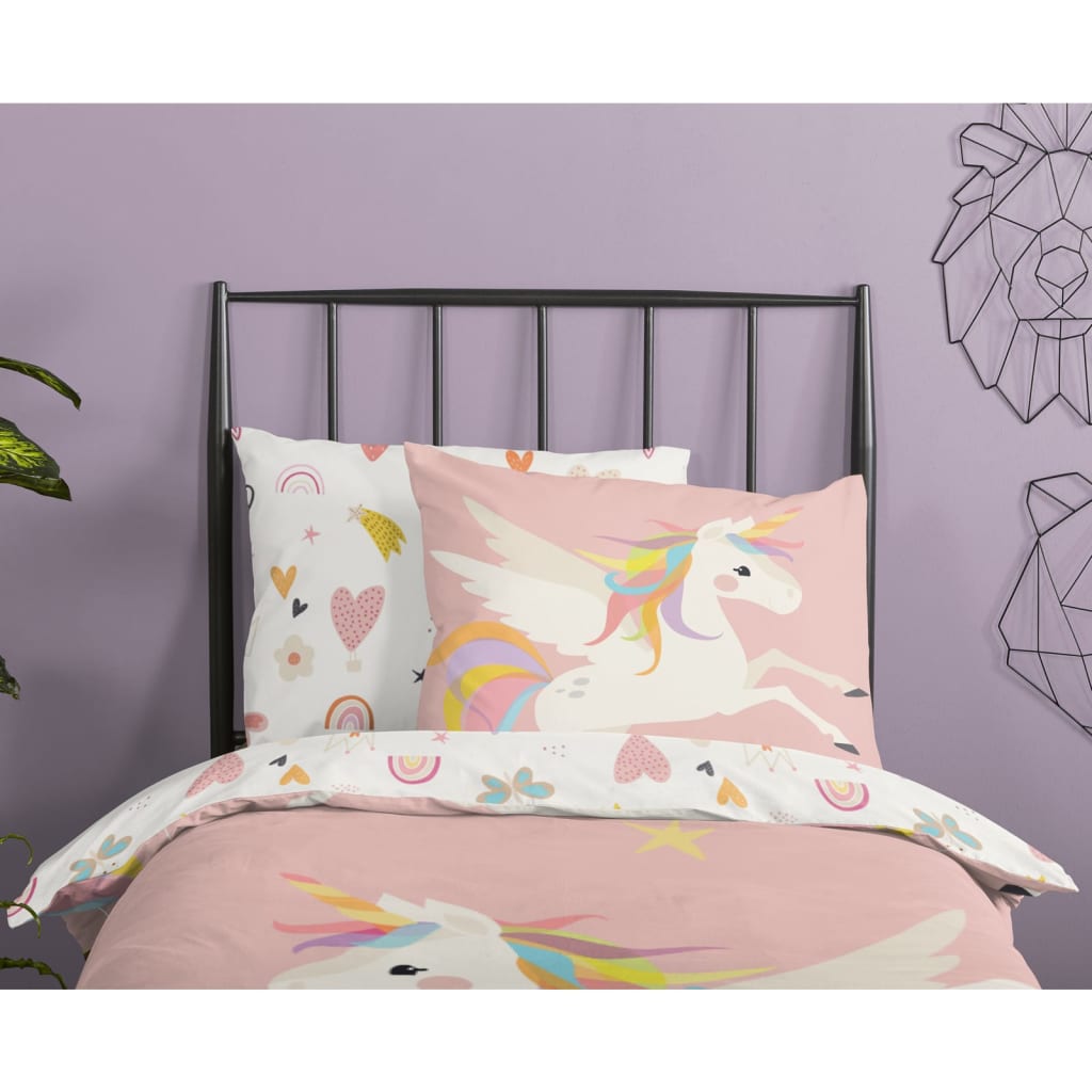 Good Morning Housse de couette pour enfants Unicorn 140x200/220 cm