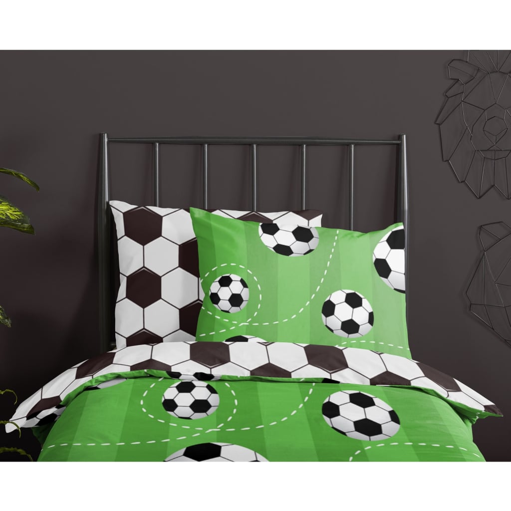 Good Morning Housse de couette pour enfants Soccer 140x200/220 cm