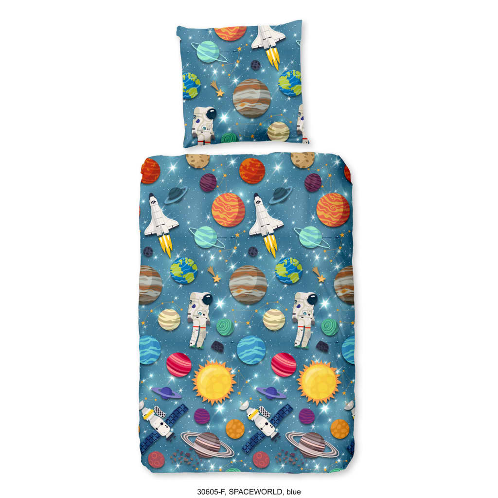 Good Morning Housse de couette pour enfants Spaceworld 135x200 cm