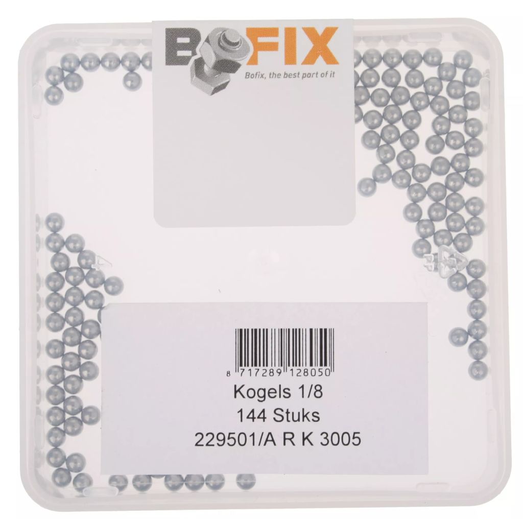 Bofix Kogels 1/8 Inch Per 144 Stuks