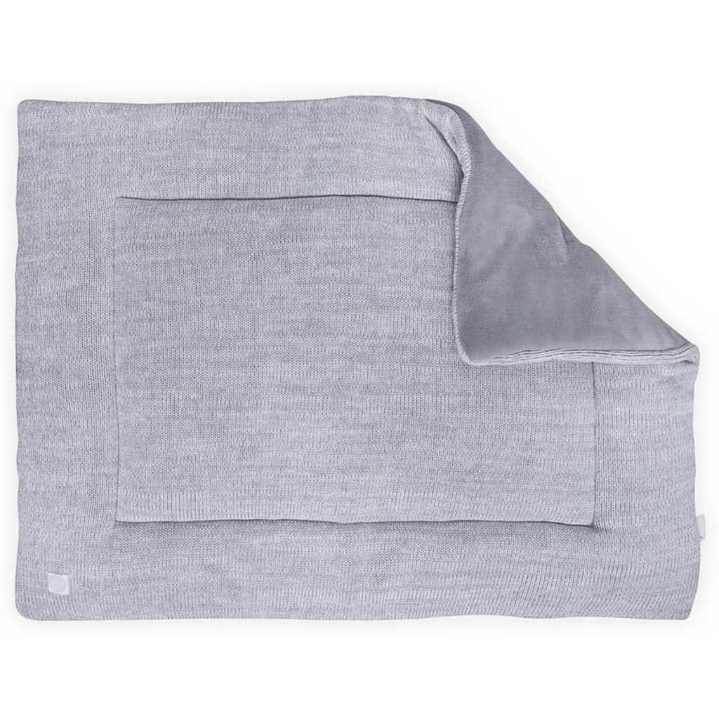 Jollein Melange knit Boxkleed 80x100cm soft grey