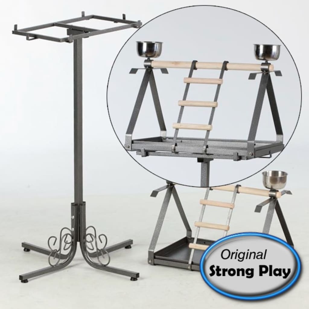 

Strong Papegaaienspeelplaats Livia de Luxe Grijs 57x52x134 cm 99041