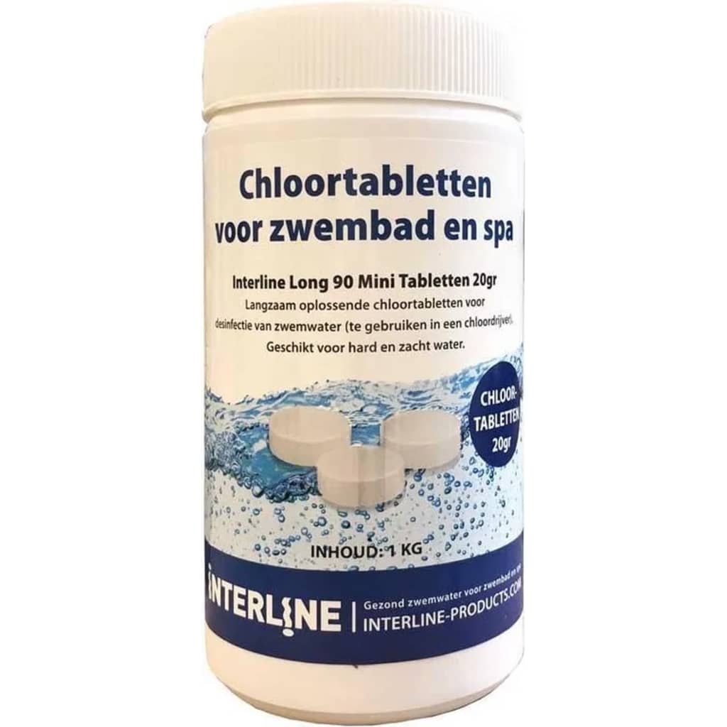 Afbeelding Interline Chloortabletten 1 kg (20 gram) (52781206) door Vidaxl.nl