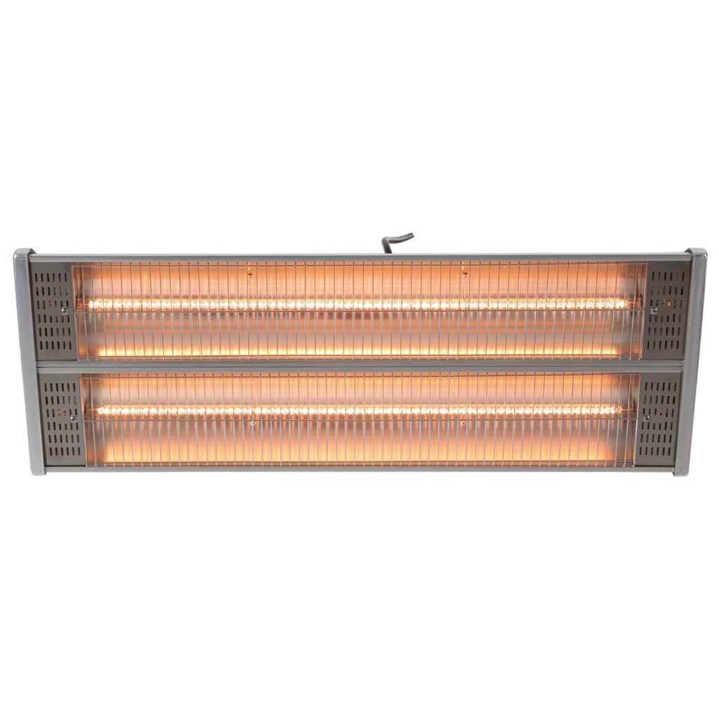 

Sunred Wandverwarmer Subra 2400 W halogeen zilver HWM24
