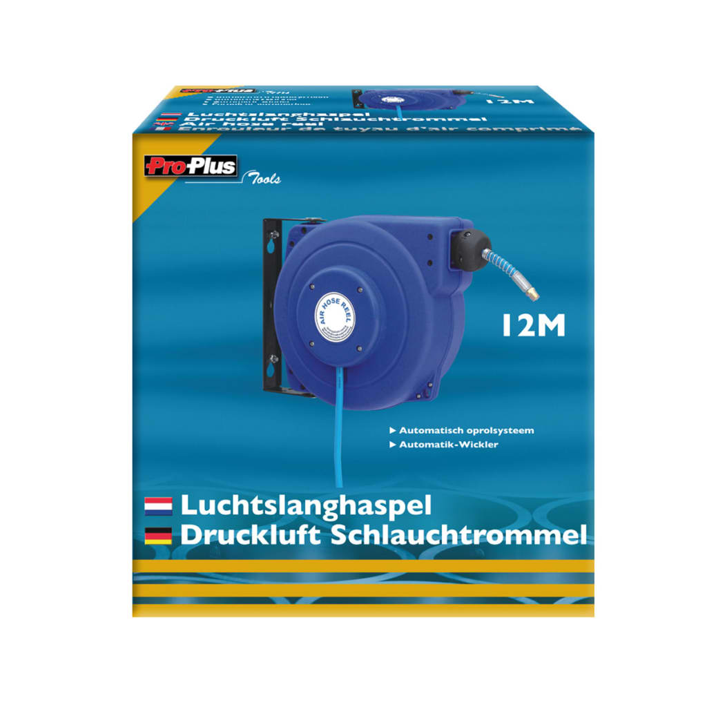 

ProPlus automatische luchtslanghaspel 12 m 580758