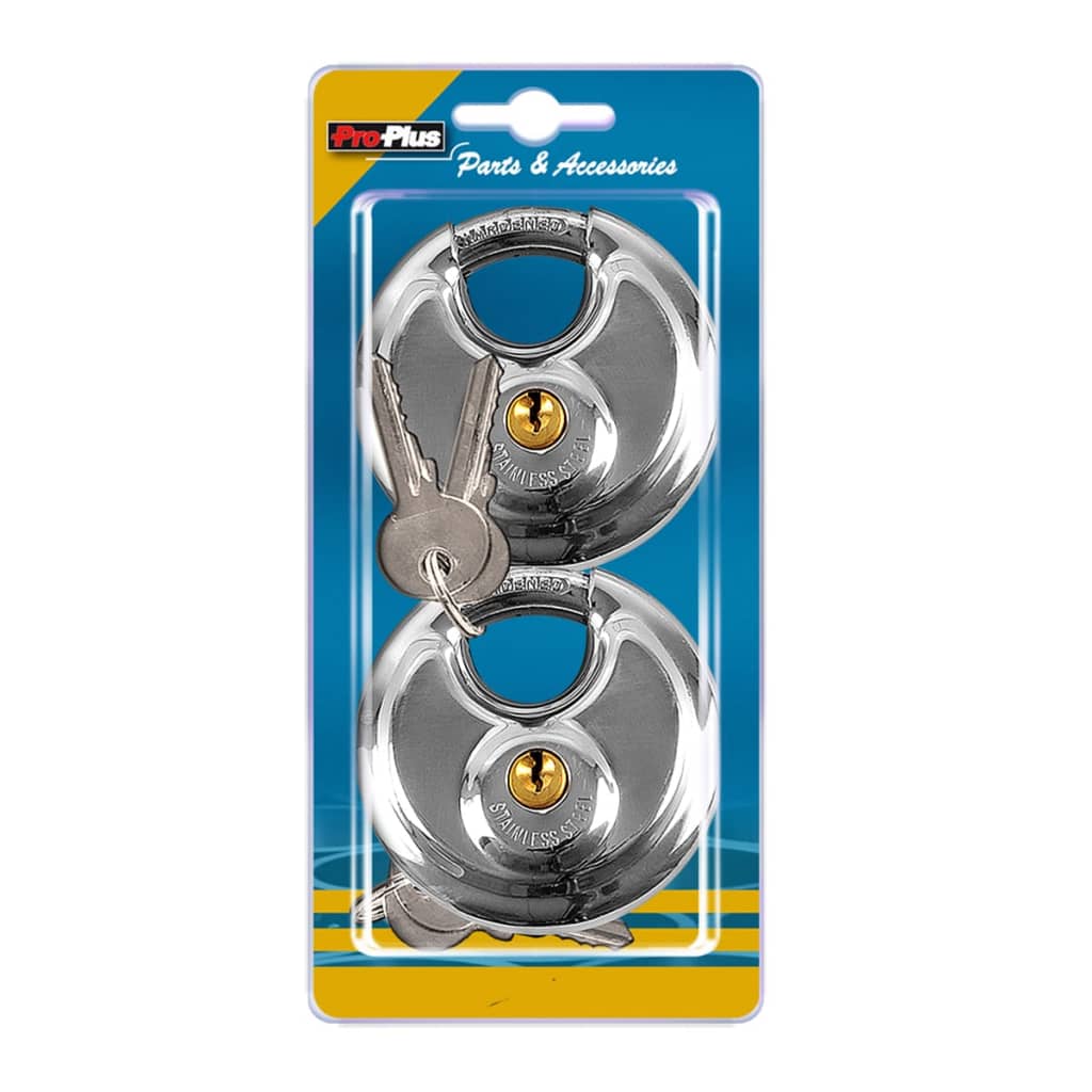 

ProPlus Discus slot met sleutel 70 mm 2 stuks 341319S