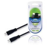 HDMI-kabel 1 Meter 4K-Stöd 3D-stöd