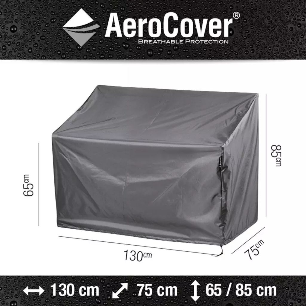 Afbeelding AeroCover Tuinbankhoes 130x75x65/85 cm door Vidaxl.nl