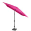 Parasol Fuchsia 250X250 Cm Martinique Platinum platinum kopen in de aanbieding